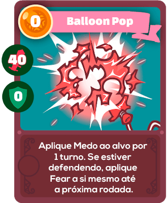 Carta traduzida Balloon Pop