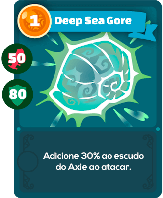 Carta Axie Infinity Deep Sea Gore